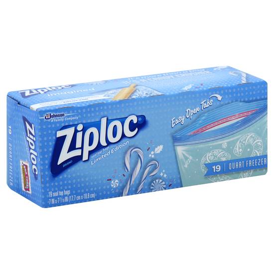 Ziploc Quart Freezer Bags (19 ct)