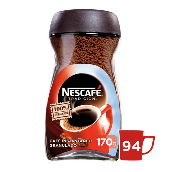 Nescafé café instantáneo tradición frasco (170 g)