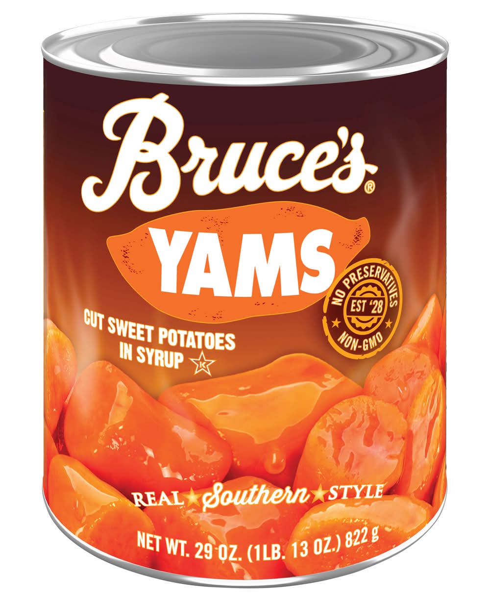 Bruce's Yams Cut Sweet Potatoes in Syrup (29 oz)