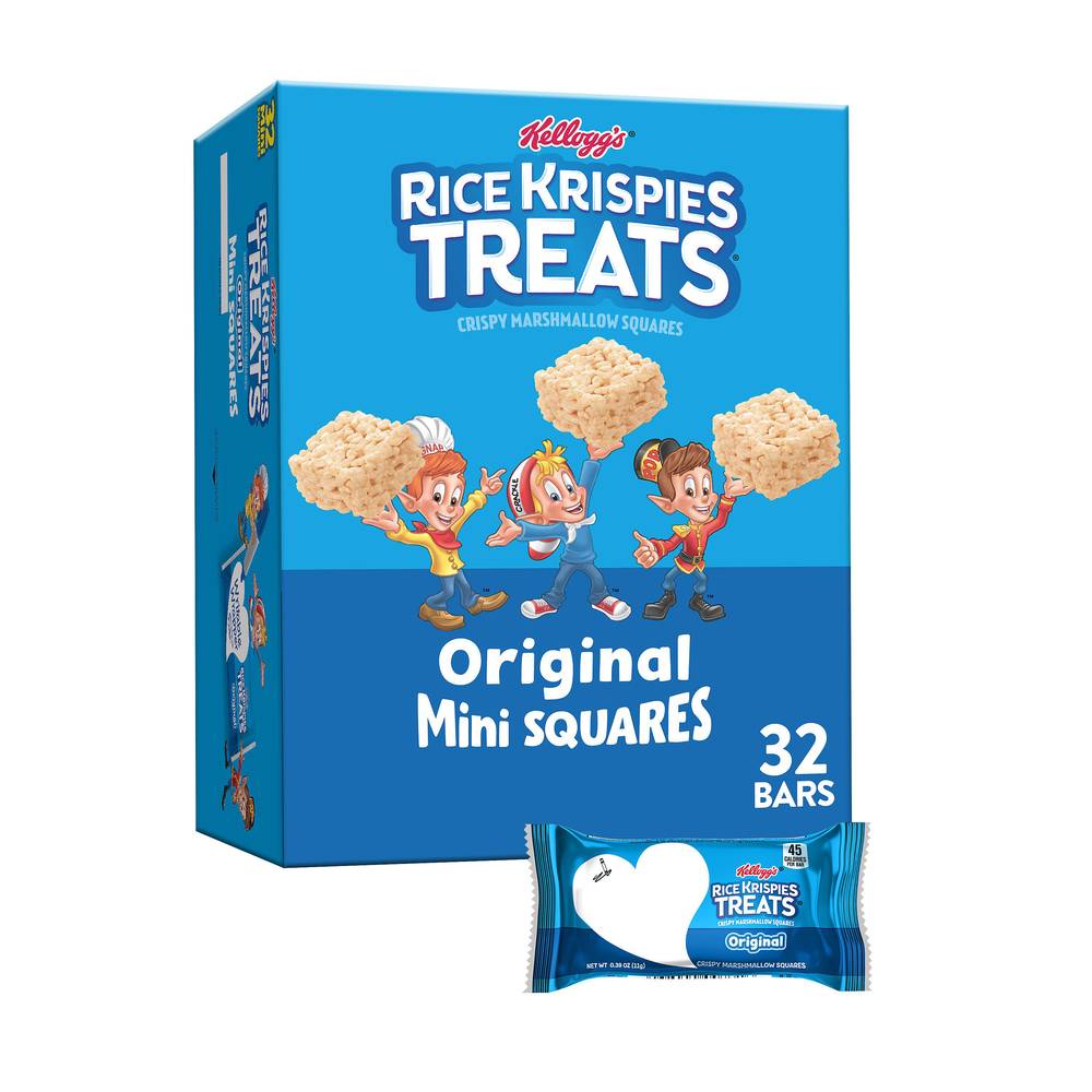 Rice Krispies Treats Minisquares Original Crispy Marshmallow Squares, (32 ct) (12.4 oz)