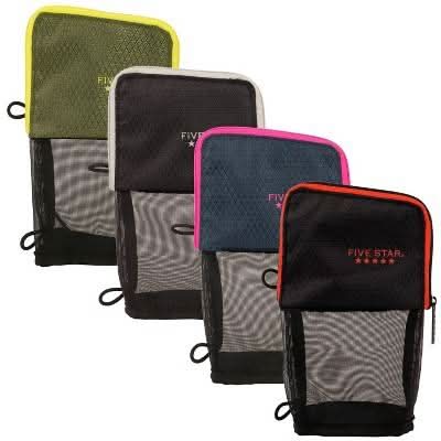 Mead Five Star Stand and Store Pencil Pouch, Assorted (4 ct)