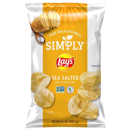 Lay's Simply Thick Cut Sea Salted Potato Chips