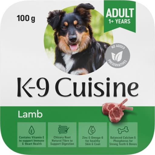 K-9 Cuisine Lamb 100g