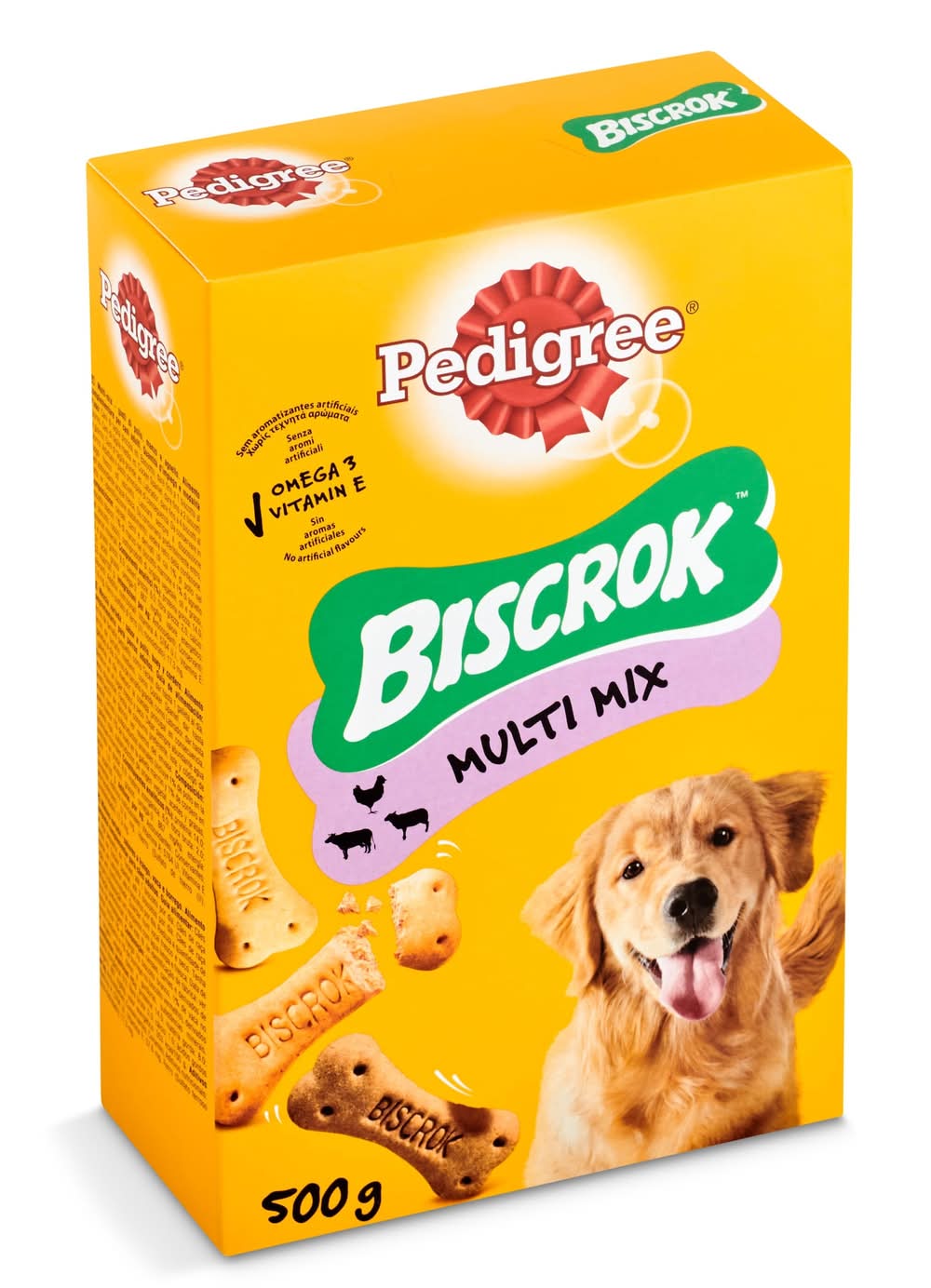 Snack Para Perros Pedigree Biscrok Caja 500 G
