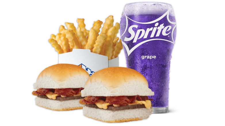 BACON CHEESE SLIDER MEAL