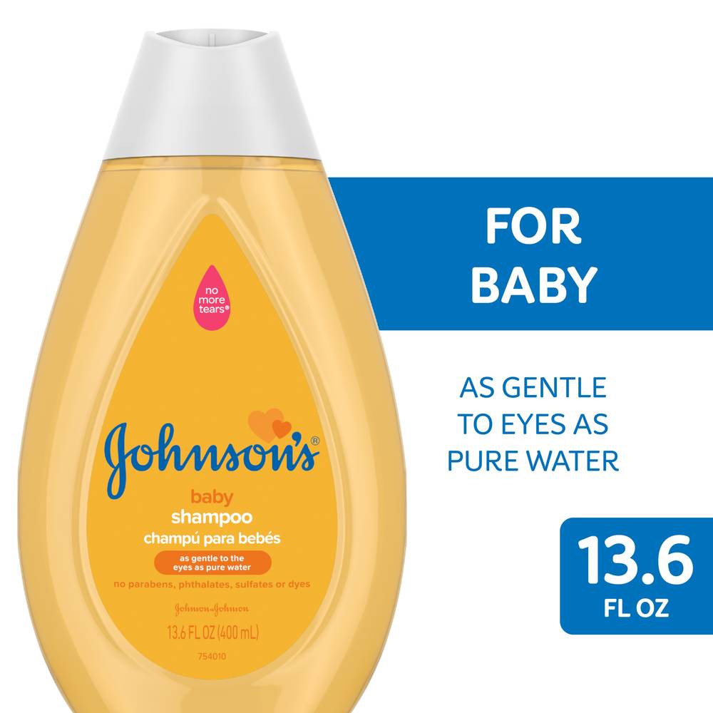 Johnson'S Baby Shampoo, Tear-Free With Gentle Formula, 13.6 Fl. Oz