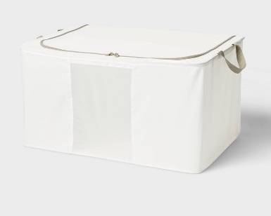 Brightroom Collapsible Storage Bin, White