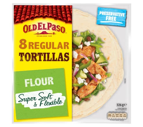 Old El Paso Regular Flour Tortillas (8 pack)