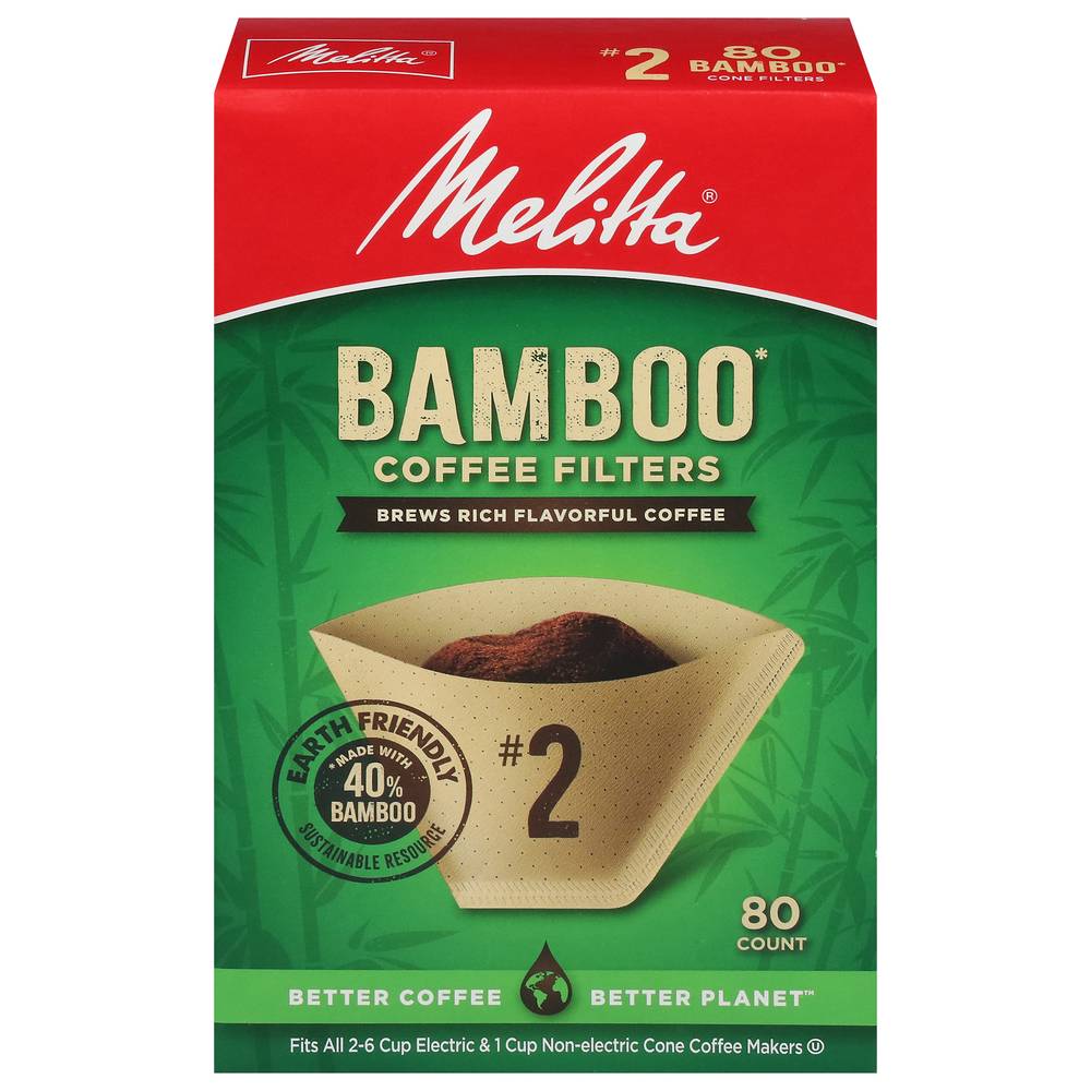 Melitta Bamboo No 2 Coffee Filters