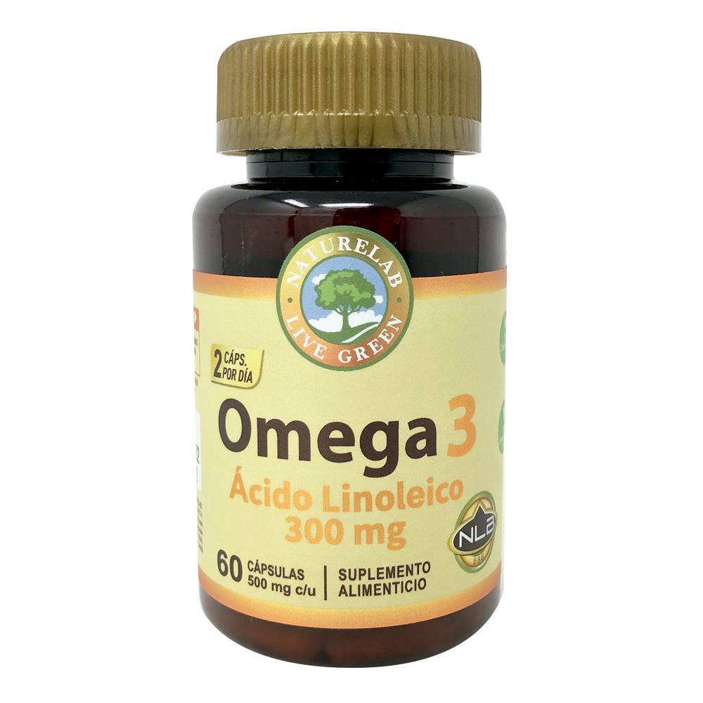 Naturelab omega 3 con vitamina e (60 piezas)