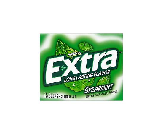 Order Extra Spearmint 15 ct food online from Chevron Extramile store, Everett on bringmethat.com