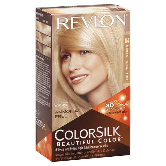 Revlon Colorsilk Ultra Light Natural Blonde 04 Permanent Color
