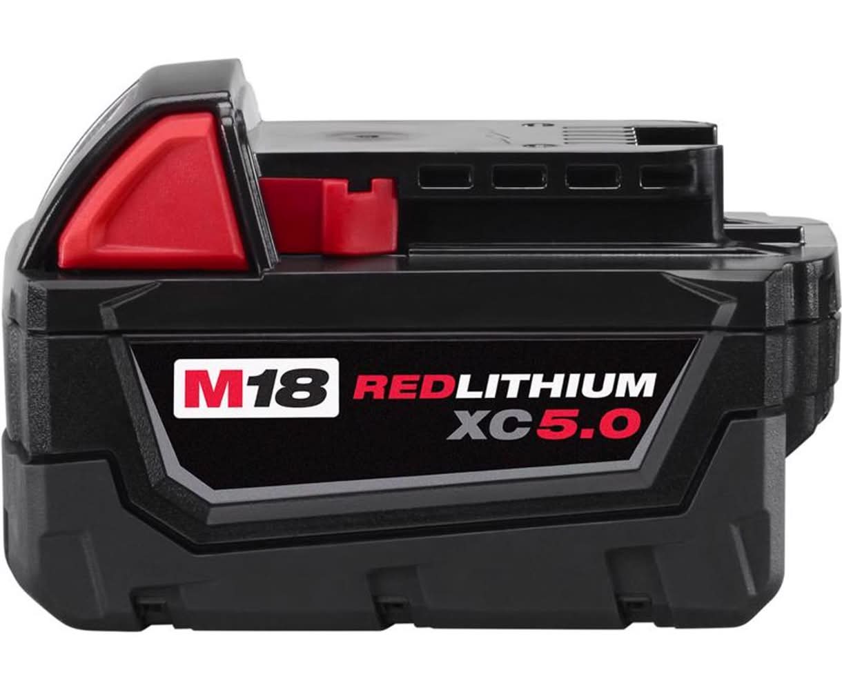Milwaukee M18 Redlithium Xc5.0 5 Ah Lithium-Ion Battery Pack 1 Pc