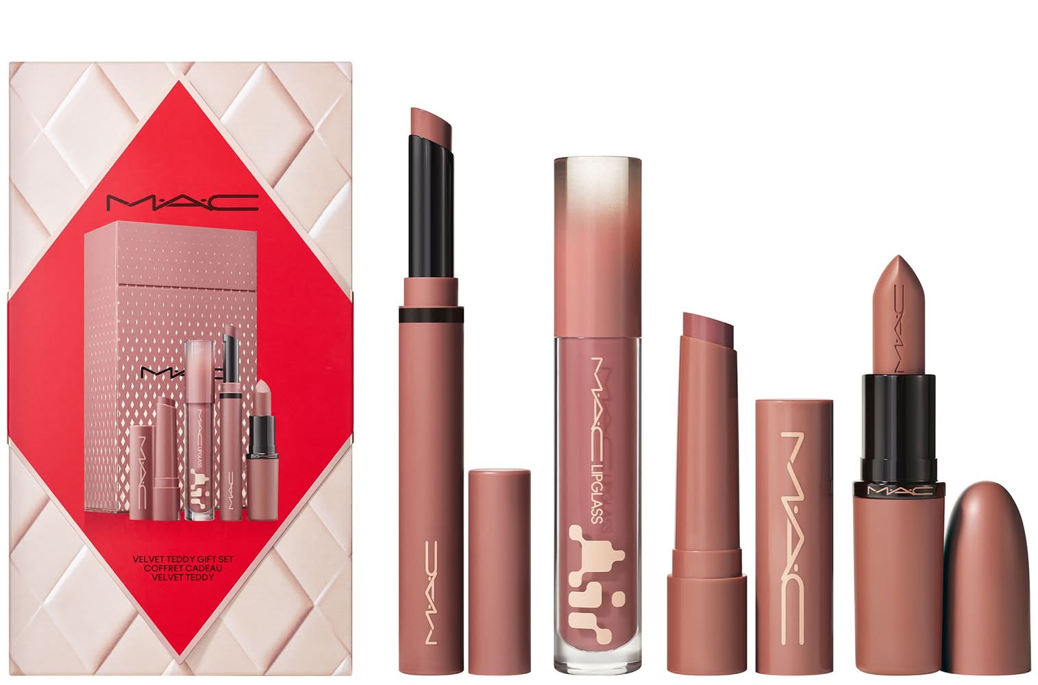 m a c totally teddy lip kit MAC - 34% Saving exclusive gold Mac Totally Teddy Lip Kit