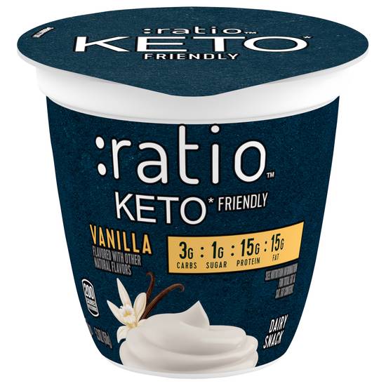Ratio Keto Friendly Vanilla Yogurt