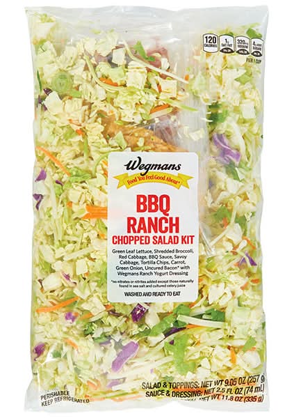 Wegmans Bbq Ranch Chopped Salad Kit oz) – Get It Delivered