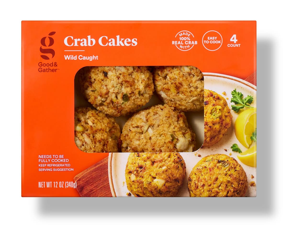 Good & Gather Crab Cakes (12 oz, 4 ct)