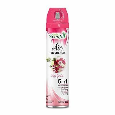 Great Scents 5 in 1 Air Freshener Rose Garden Scent (9 oz)