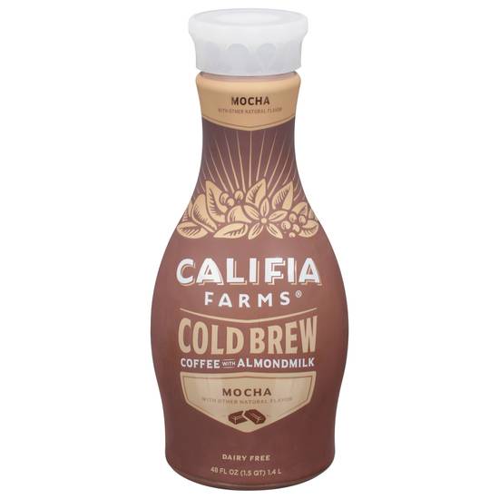 Califia Farms Mocha Cold Brew Coffee With Almondmilk (48 fl oz)