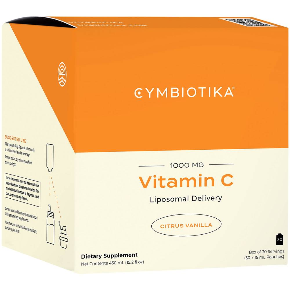 Cymbiotika Liposomal Vitamin C Supplement (citrus vanilla)