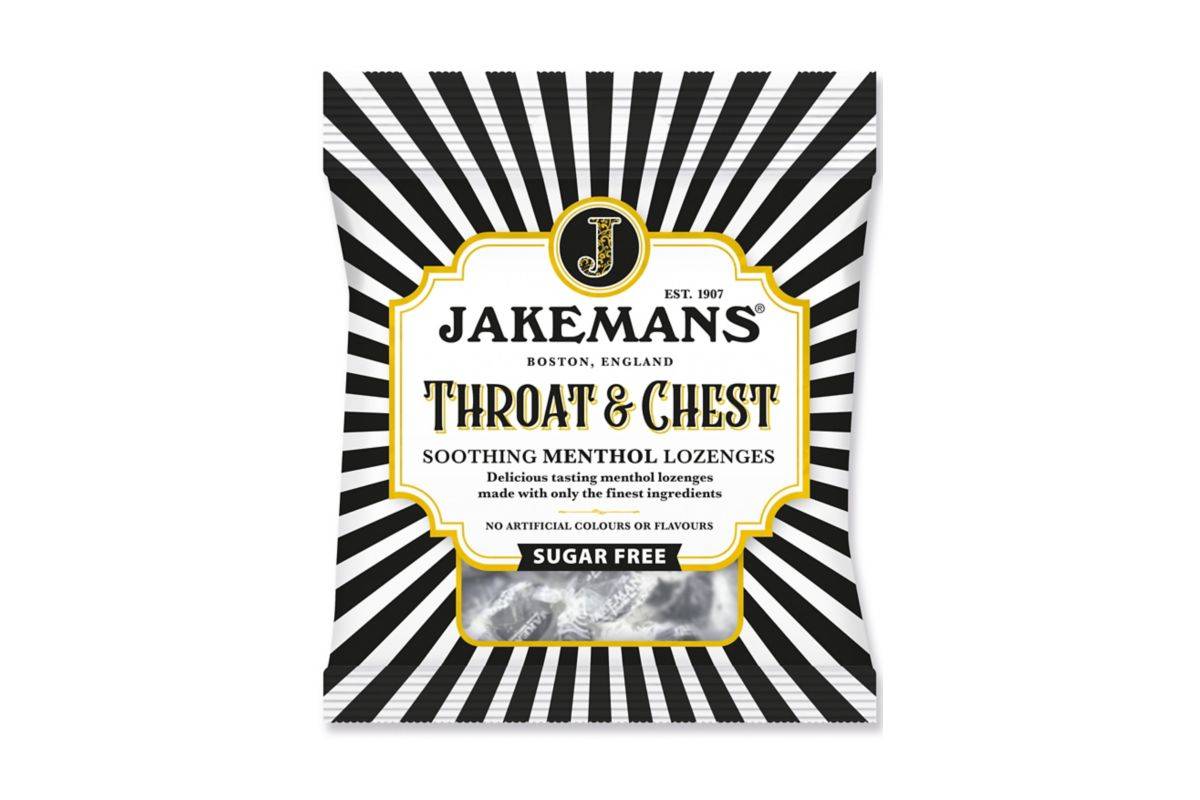 Jakemans Sugar Free Throat & Chest Lozenges 50g