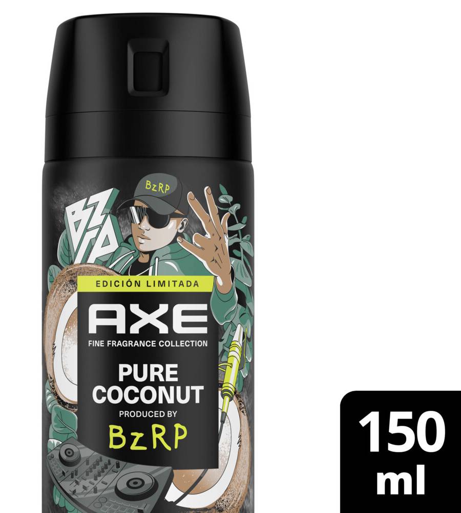 Axe · Fine fragance collection brzp desodorante premium, pure coconut (150 ml)