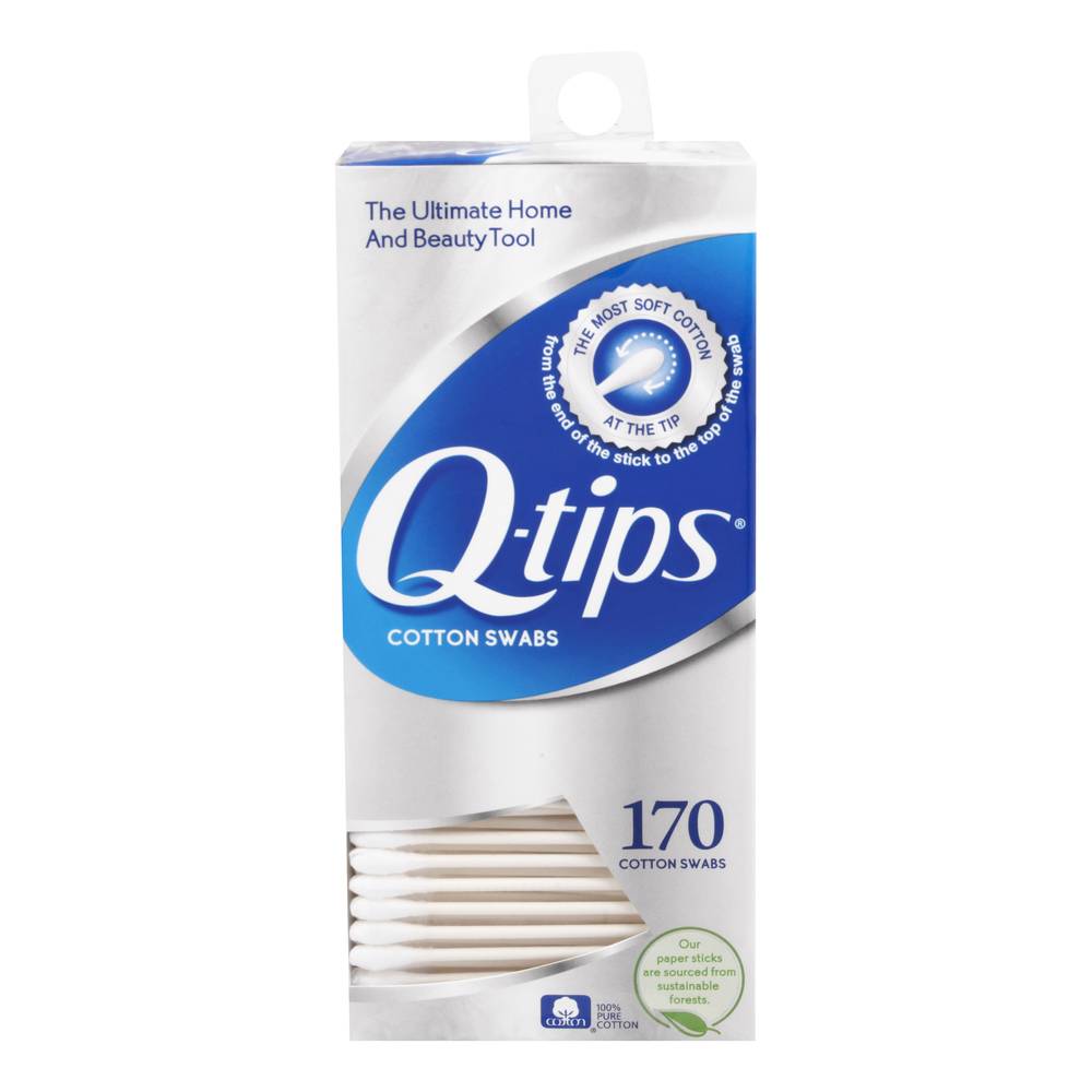 Q-Tips Cotton Swabs (170 ct)