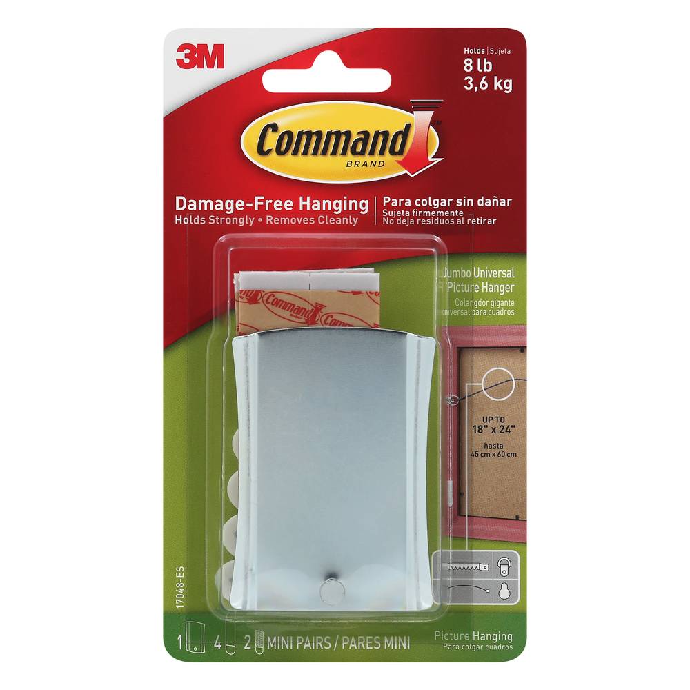 Command Damage-Free Hanging Jumbo Universal Picture Hanger