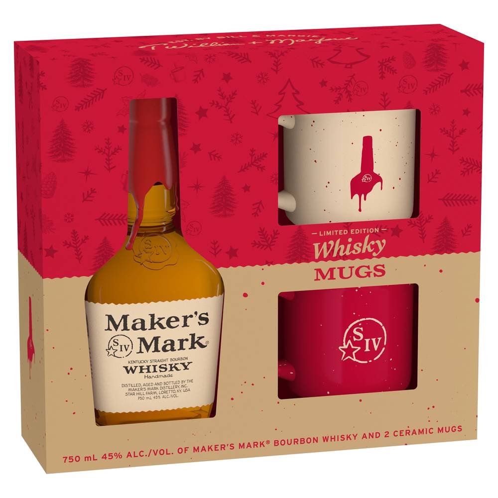 Maker's Mark Gift Set (750ml bottle)