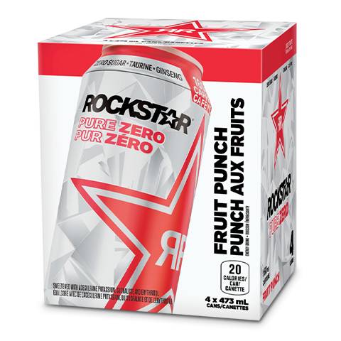 Rockstar Punched Energy 4 Pack