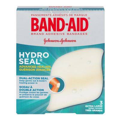 Band-Aid Advanced Healing Extra Large Bandages, Hydro Seal (3 un)