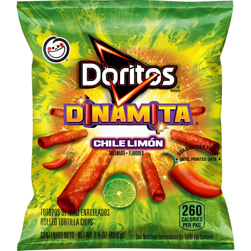 Doritos Dinamita Rolled Tortilla Chips, Chile Limon (1.75 oz)