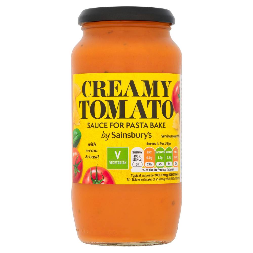 Sainsbury's Creamy Tomato Pasta Bake Sauce 480g