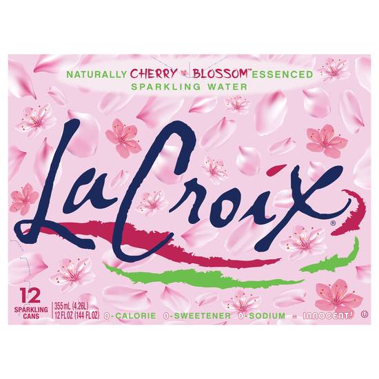 Lacroix Cherry Blossom Sparkling Water (12 ct, 12 fl oz)