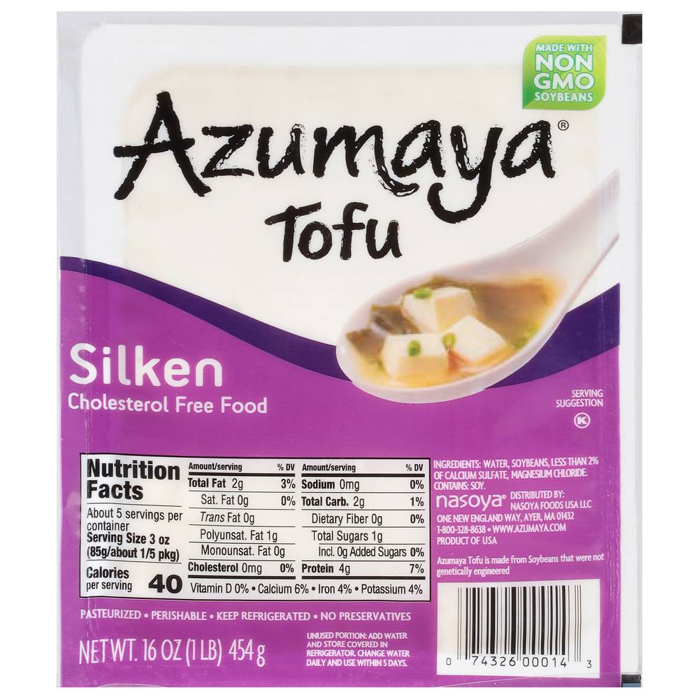 Azumaya Silken Tofu (1 lbs)