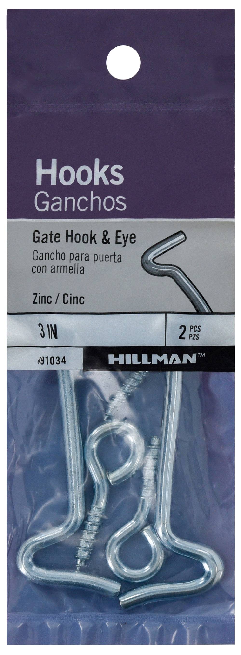 Hillman 2-Pack 3-in Zinc Gate Latch | 491034