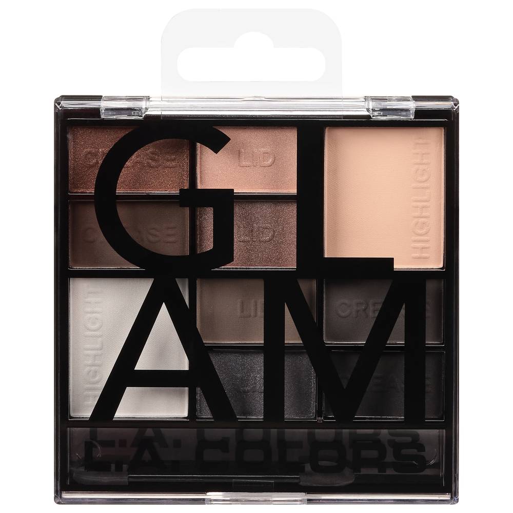 L.a. Colors Cool Glam Eyeshadow Palette