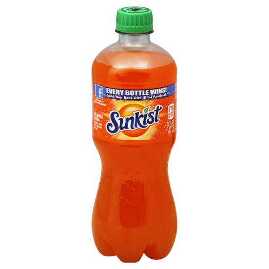 Order Sunkist Soda Orange (20 oz) food online from Rite Aid store, Shawnee on bringmethat.com