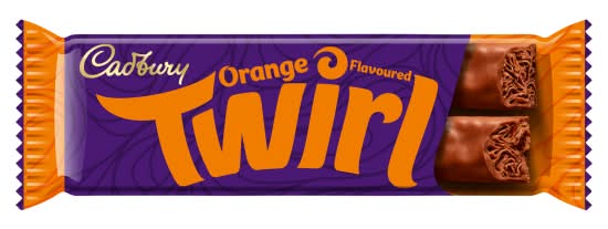 Cadbury Twirl Orange Chocolate Bar (43g)