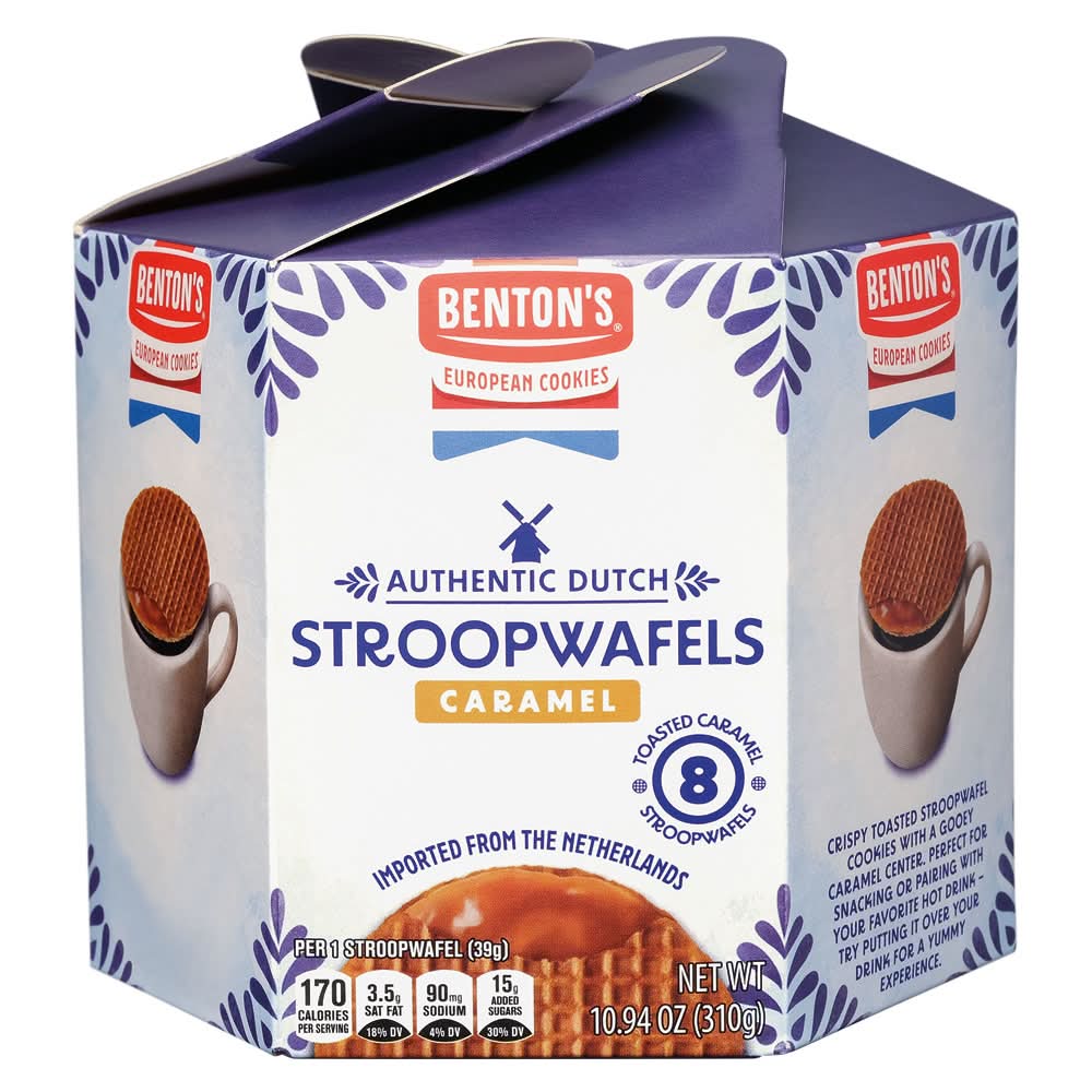 Benton's Stroopwafels Cookies, Caramel (10.94 oz)
