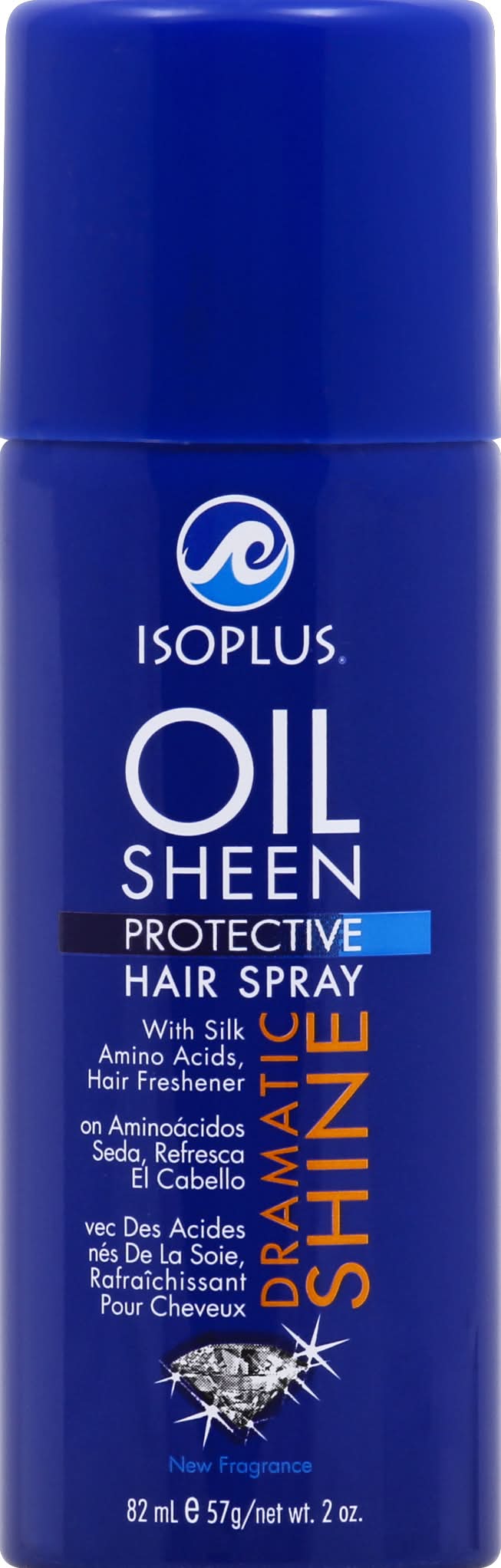 Isoplus Oil Sheen Protective Dramatic Shine Hair Spray (2 oz)