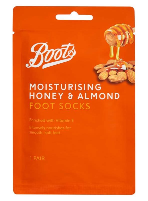 Boots Moisturising Foot Socks Honey & Almond