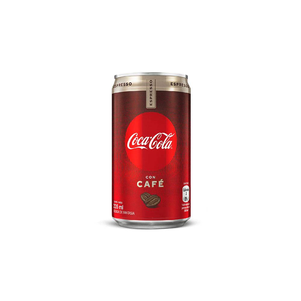 Coca-cola refresco de cola con café (lata 235 ml)