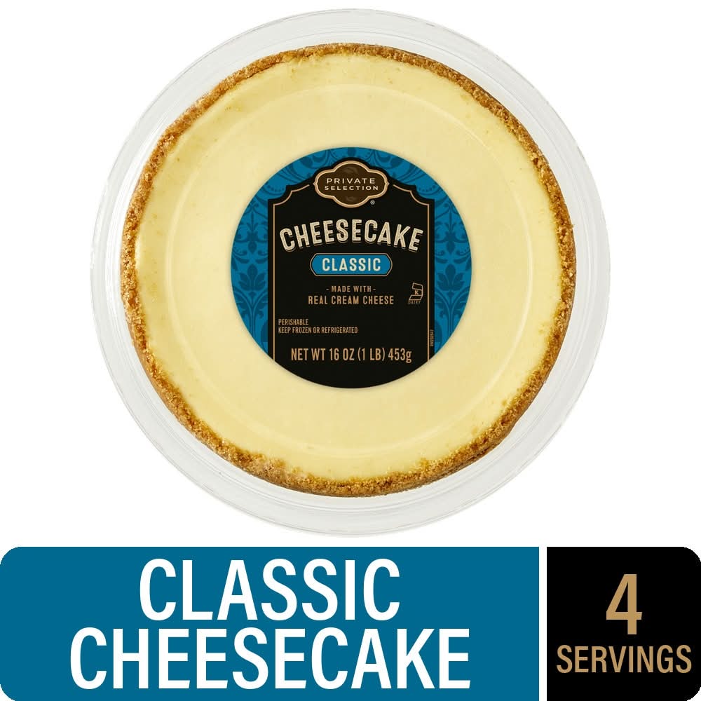 Private Selection Real Cream Cheesecake, Classic (16 oz)