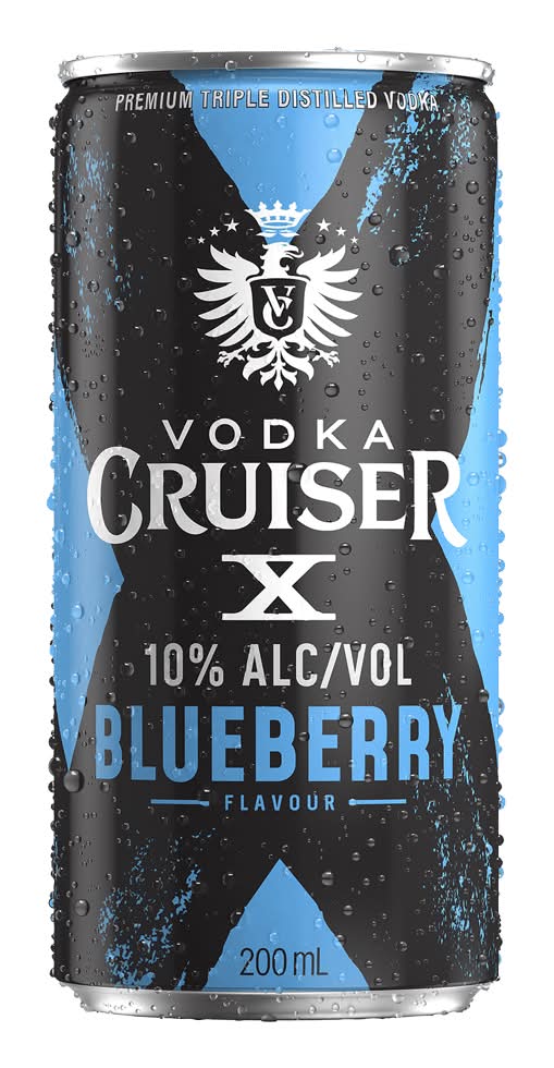 Vodka Cruiser Blueberry 10% Can 200ml