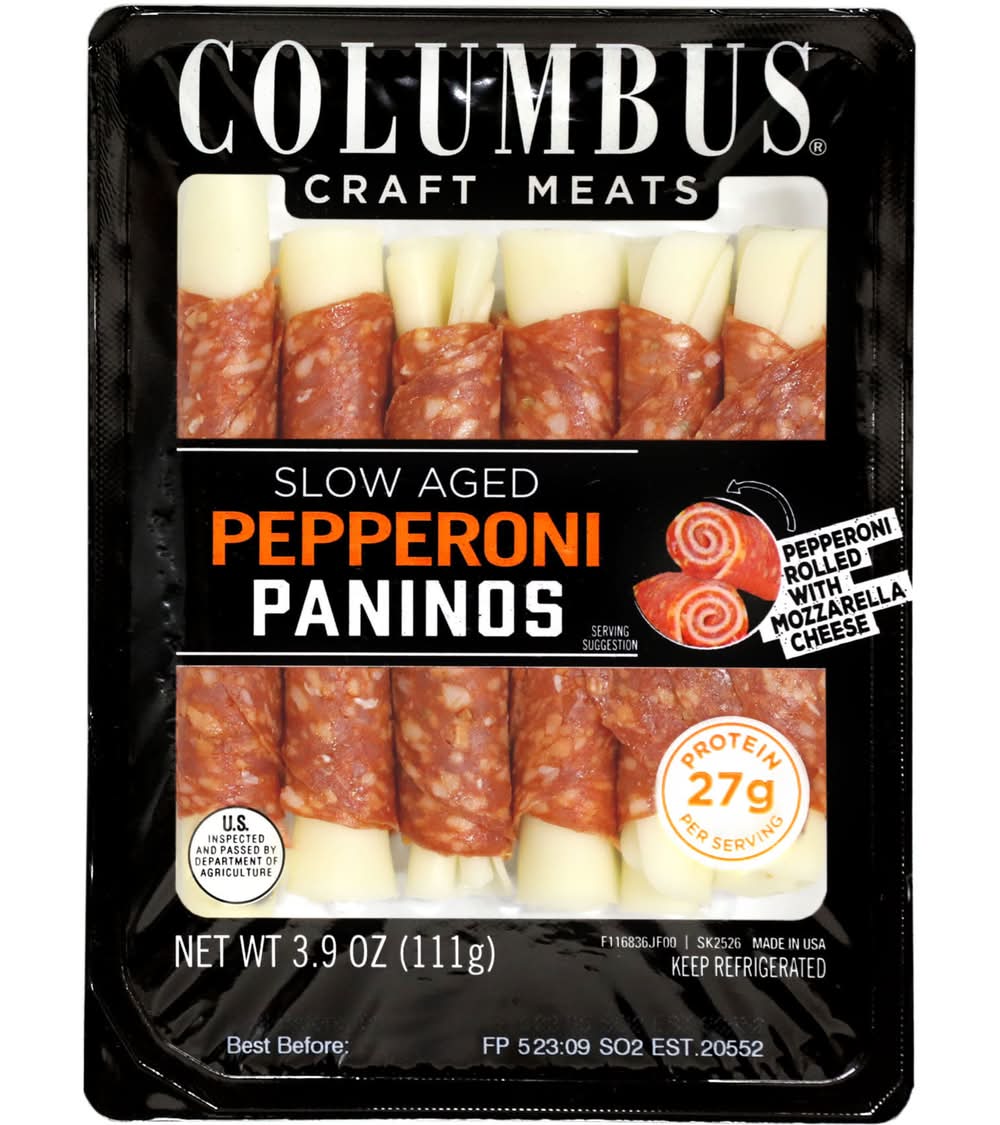 Columbus Pepperoni Paninos (3.9 oz, 6 ct)
