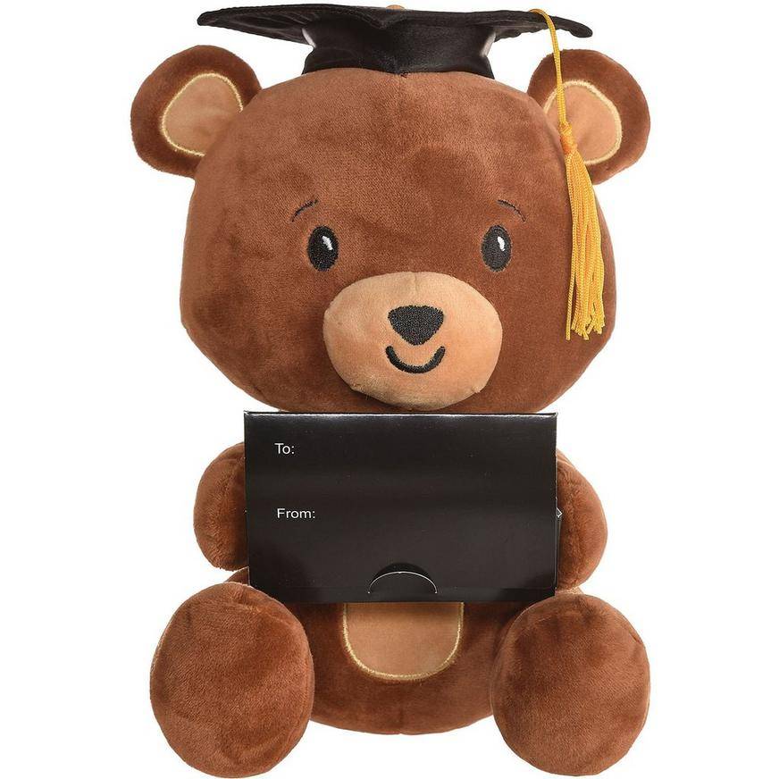Amscan Graduation Bear Balloon With Gift Card Holder (8 1/2 inch)