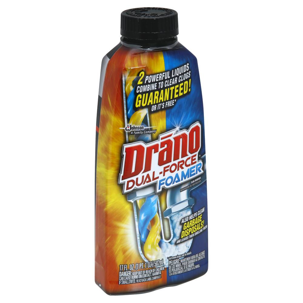 Drano Dual Force Foamer Clog Remover (17 fl oz)