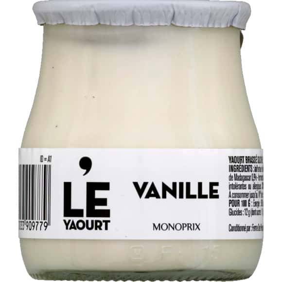 Daily Monop Yaourt Vanille Le Pot De 140G