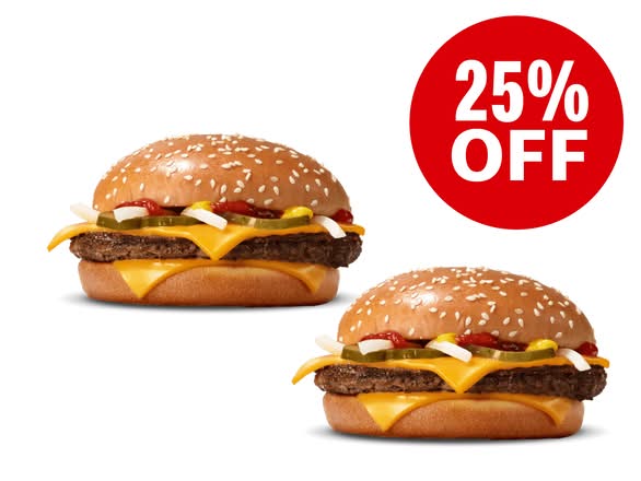 2 Cuarto de Libra con Queso